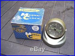 Original 1950s rare Accessory vintage Dash clock swivelhead scta GM Ford Chevy