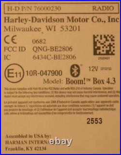 Original Harley Davidson HMI Boom Box 4.3 Electra Street Glide Touring Radio