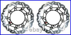 Pair Discs Front Sk2 Harley Flhx Street Glide 1584 06 07 Wk106l/wk106r Braking