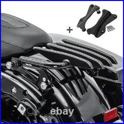 Rear Luggage Rack + Docking Kit for Harley CVO Limited 14-22 XB black