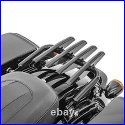 Rear Luggage Rack + Docking Kit for Harley CVO Limited 14-22 XB black