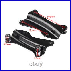 Rear Luggage Rack + Docking Kit for Harley CVO Limited 14-22 XB black