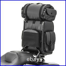 SISSYBAR + Rear Bag LX For Harley Dyna Street Bob 09-17 Luggage Carrier CSS