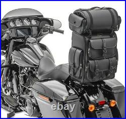SISSYBAR SB1 + Rear Bag LX for Harley STREET GLIDE 14-20 Black