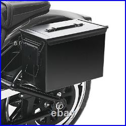 Saddle bag PA108 + holder removable for Harley Softail Street Bob 18-21 left