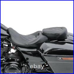 Seat for Harley CVO Street Glide 11-21 Craftride RH3 black-blue
