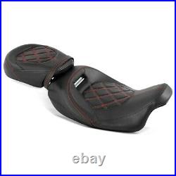 Seat for Harley Street Glide Special 15-19 + SISSYBAR + Docking Kit S-AB3