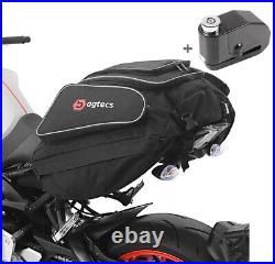 Set ST2 Tail Bag + Alarm Disc Lock for Harley Davidson Dyna Street Bob