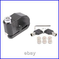 Set ST2 Tail Bag + Alarm Disc Lock for Harley Davidson Dyna Street Bob