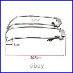 Side Suitcase Top Rails LED for Harley STREET GLIDE 14-20 Chrome
