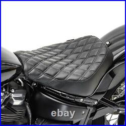 Solo Seat Gel/Bench for Harley Softail Street Bob/Standard 18-22 DS4 ET06