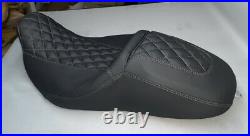 Street Glide HARLEY Seat Cover Grey Stitching & Logo P52320-11, 08-18 COVER ONLY