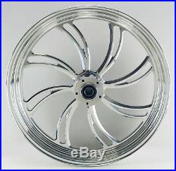 TWISTED VORTEX FRONT WHEEL 21 x 3.5 HARLEY ELECTRA GLIDE ROAD KING STREET 00-07