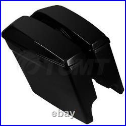Unpainted Stretched Saddlebags Fit For Harley Touring CVO Street Glide 2014-Up