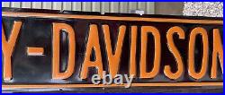 Vintage Harley-Davidson Rd Heavy Gauge Metal Embossed Street Sign 38 x 6