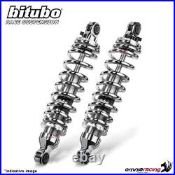 WME0 321mm Chrome HD FXDBP Dyna 103 Street Bob 2013-2017 Bitubo Shocks